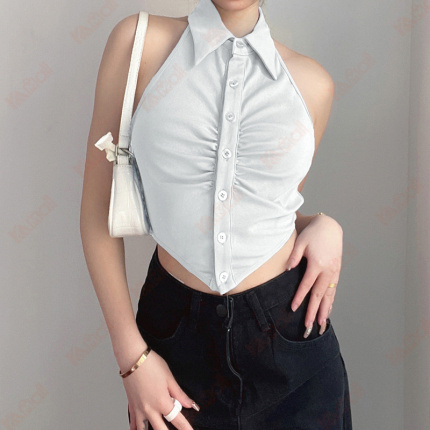 fashion conventional sleeves tank top